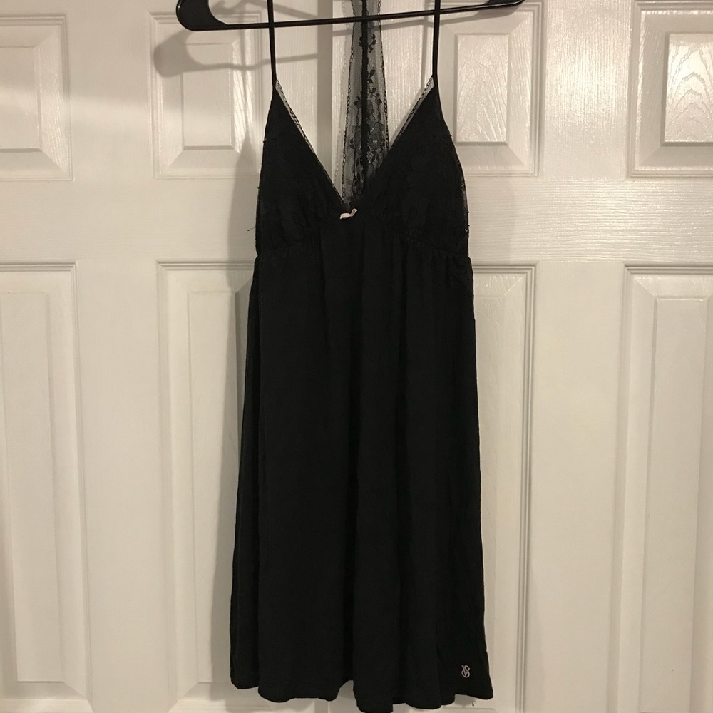 Victoria’s Secret Black Chemise Lingerie